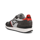 KangaROOS coil-rx Steel Grey-Red Sneakers  Material | Overkill