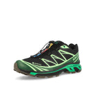 Salomon XT-6 GTX Black / Eden / Green Ash Low Top Sneakers  Close Up | Overkill