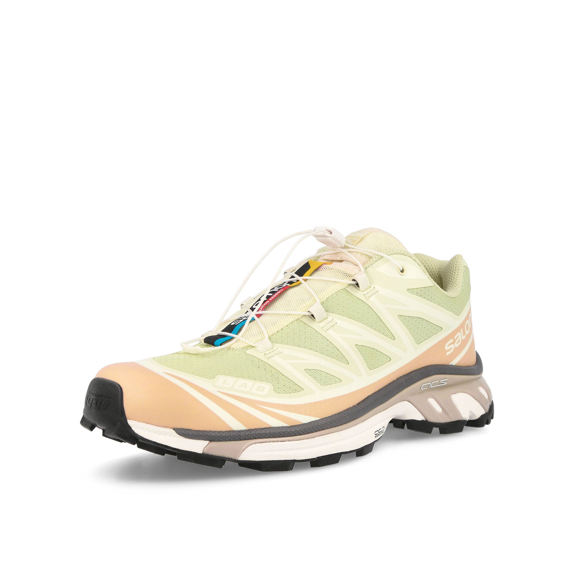 Salomon XT-6 Aloe Wash / Hazelnut / Feather Grey  Detailfoto | Overkill