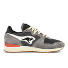 KangaROOS Aussie Neo Craft Jet Black-Steel Grey Low Top Sneakers  Silhouette | Overkill