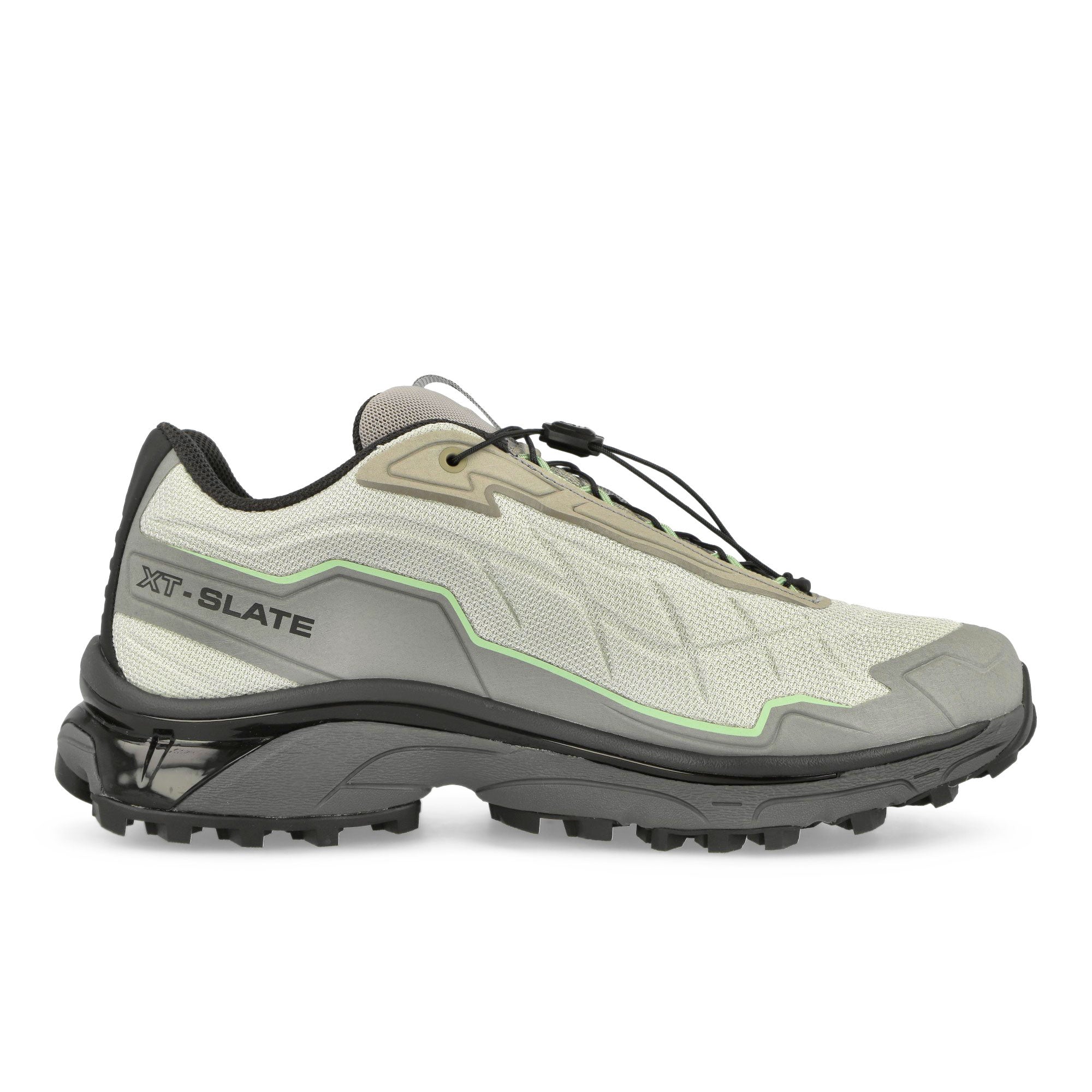 Salomon XT-Slate Advanced Metal / Gray Flannel / Cameo Green Low Top Sneakers  Silhouette | Overkill