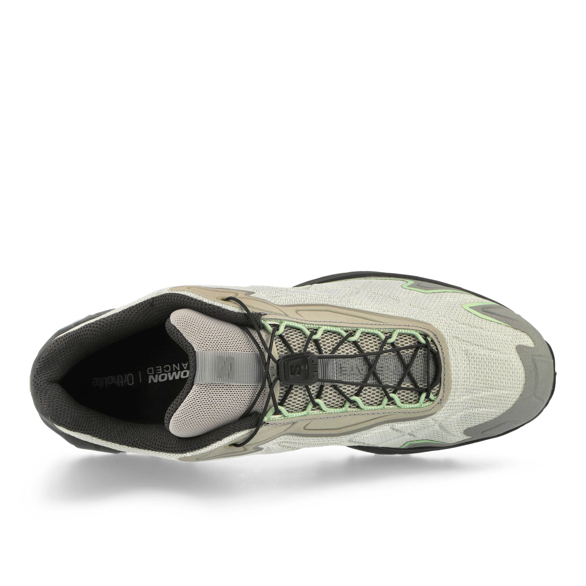 Salomon XT-Slate Advanced Metal / Gray Flannel / Cameo Green Low Top Sneakers  Detailfoto | Overkill
