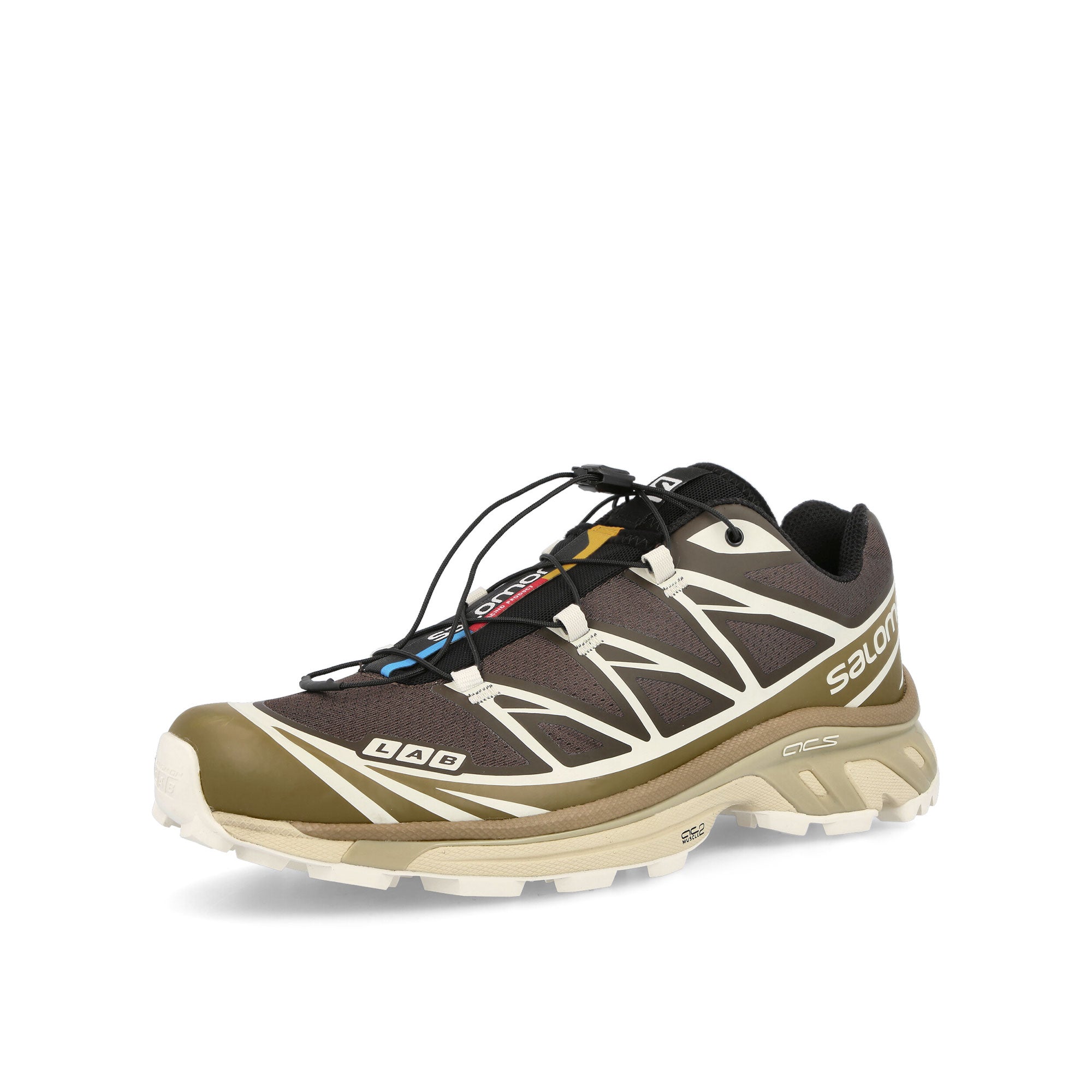 Salomon XT-6 Recut Wren / Kangaroo / Vanilla Sneakers  Close Up | Overkill