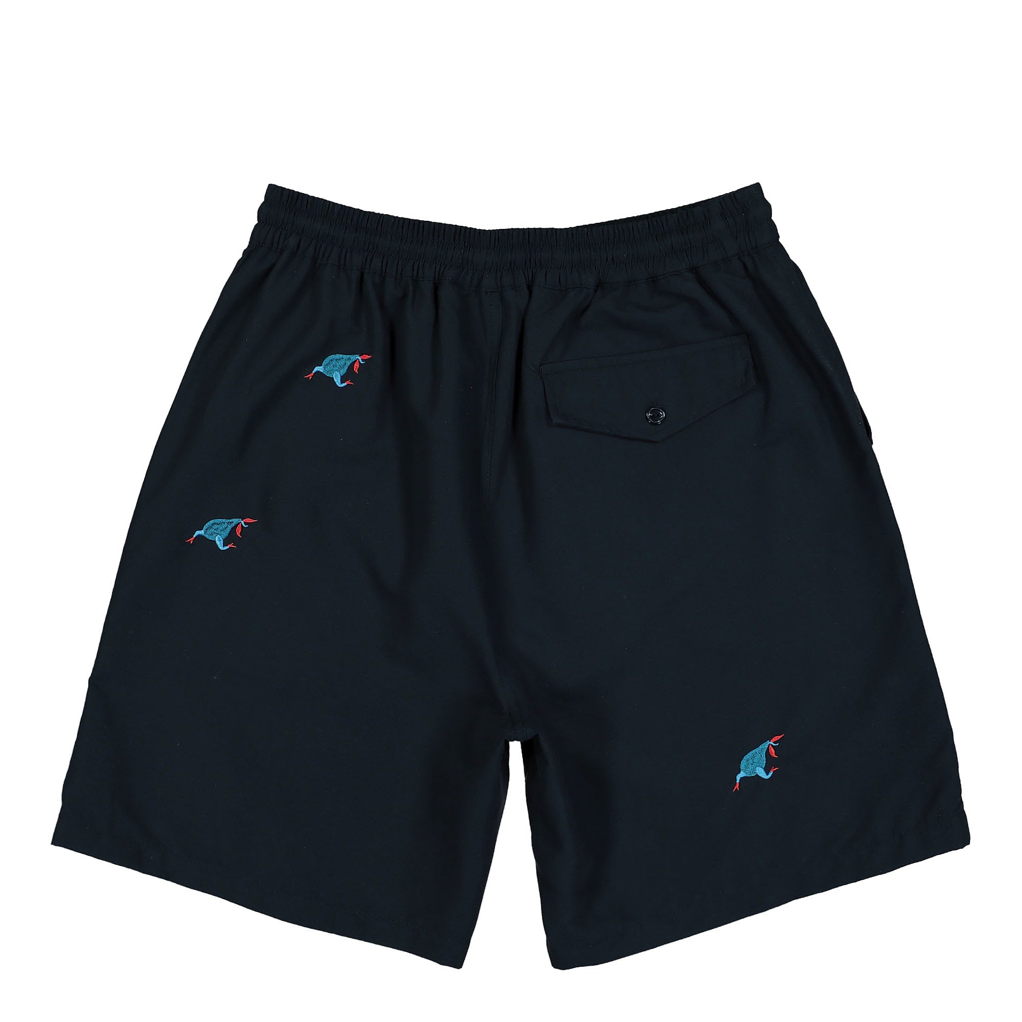 Parra Running Pear Swim Shorts Navy Blue Swimwear Material | Overkill