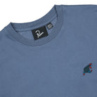 Parra Blue Sitting Pear T-Shirt Indigo T-Shirts Close-up | Overkill