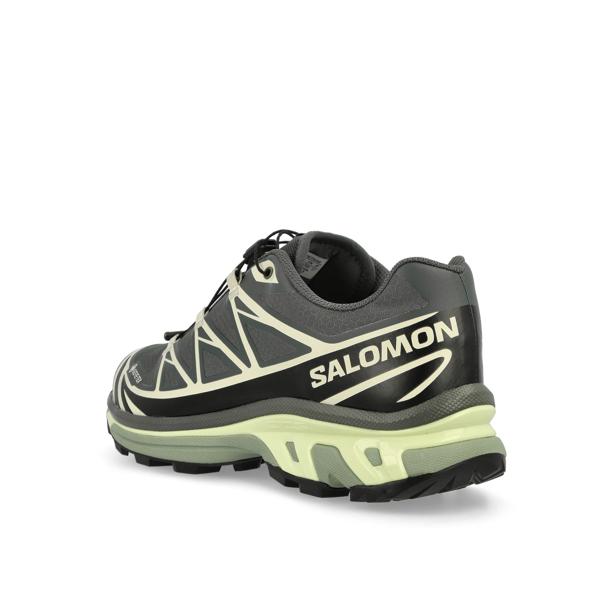 Salomon XT-6 GTX Urban Chic / Black / Lime Cream Low Top Sneakers  Material | Overkill