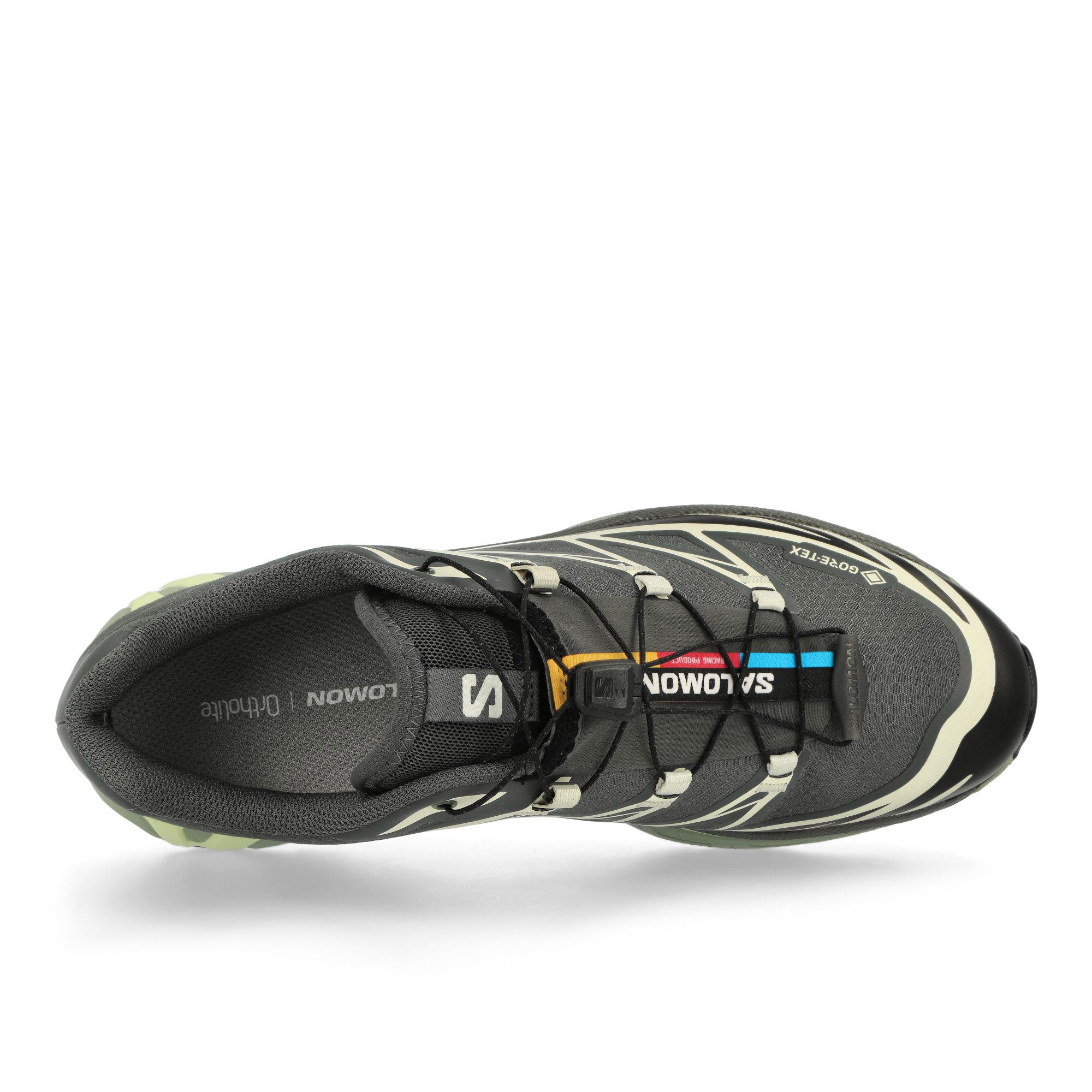 Salomon XT-6 GTX Urban Chic / Black / Lime Cream Low Top Sneakers  Detailfoto | Overkill