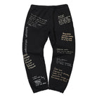 Pleasures Remote Sweatpant Pant Black Sweat & Track Pants P21W026 | Overkill