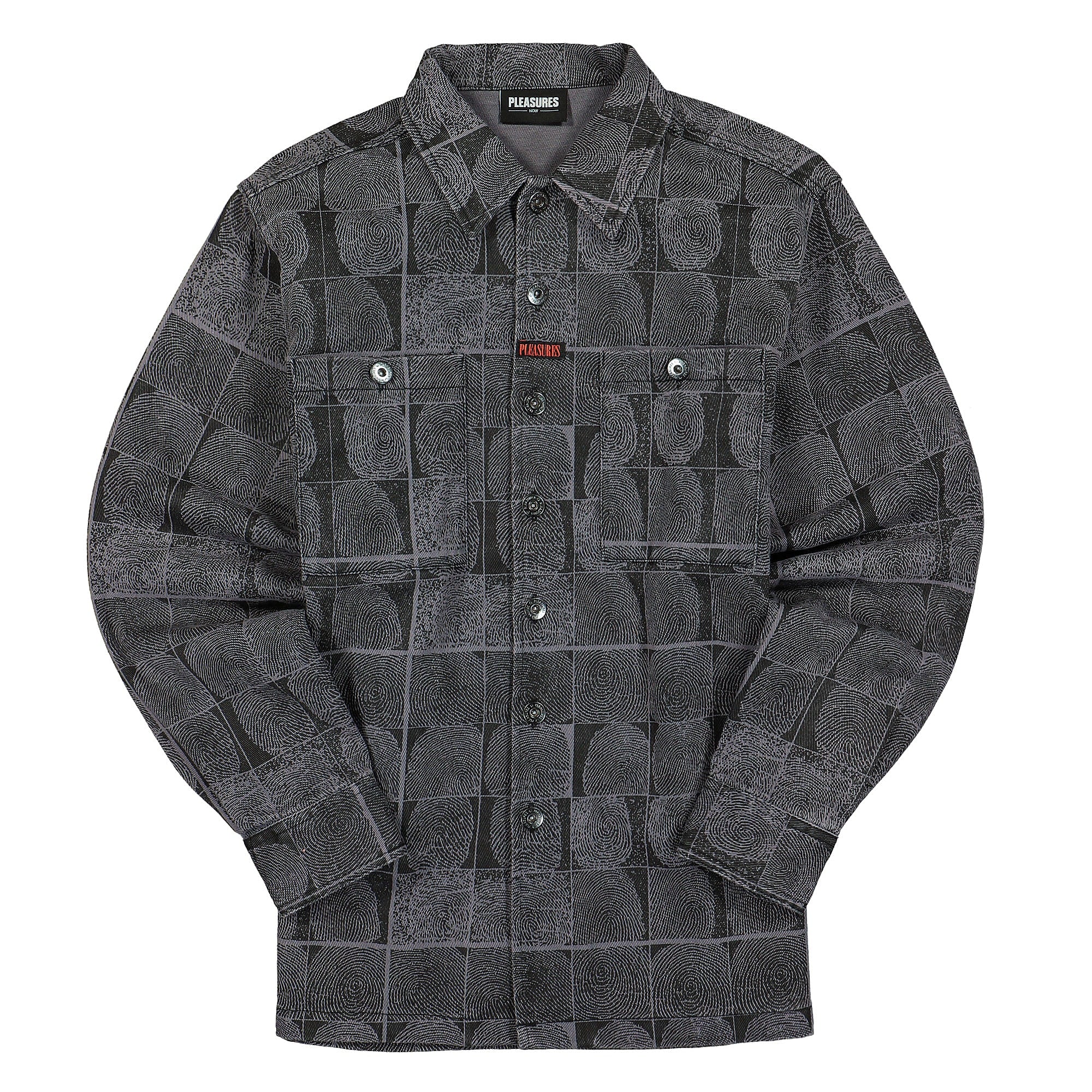Pleasures Trace Denim Work Shirt P21W009 | OVERKILL