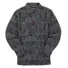 Pleasures Trace Denim Work Shirt Black Shirts P21W009 | Overkill