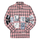 Pleasures Vodka Flannel Pink Shirts P21W007 | Overkill