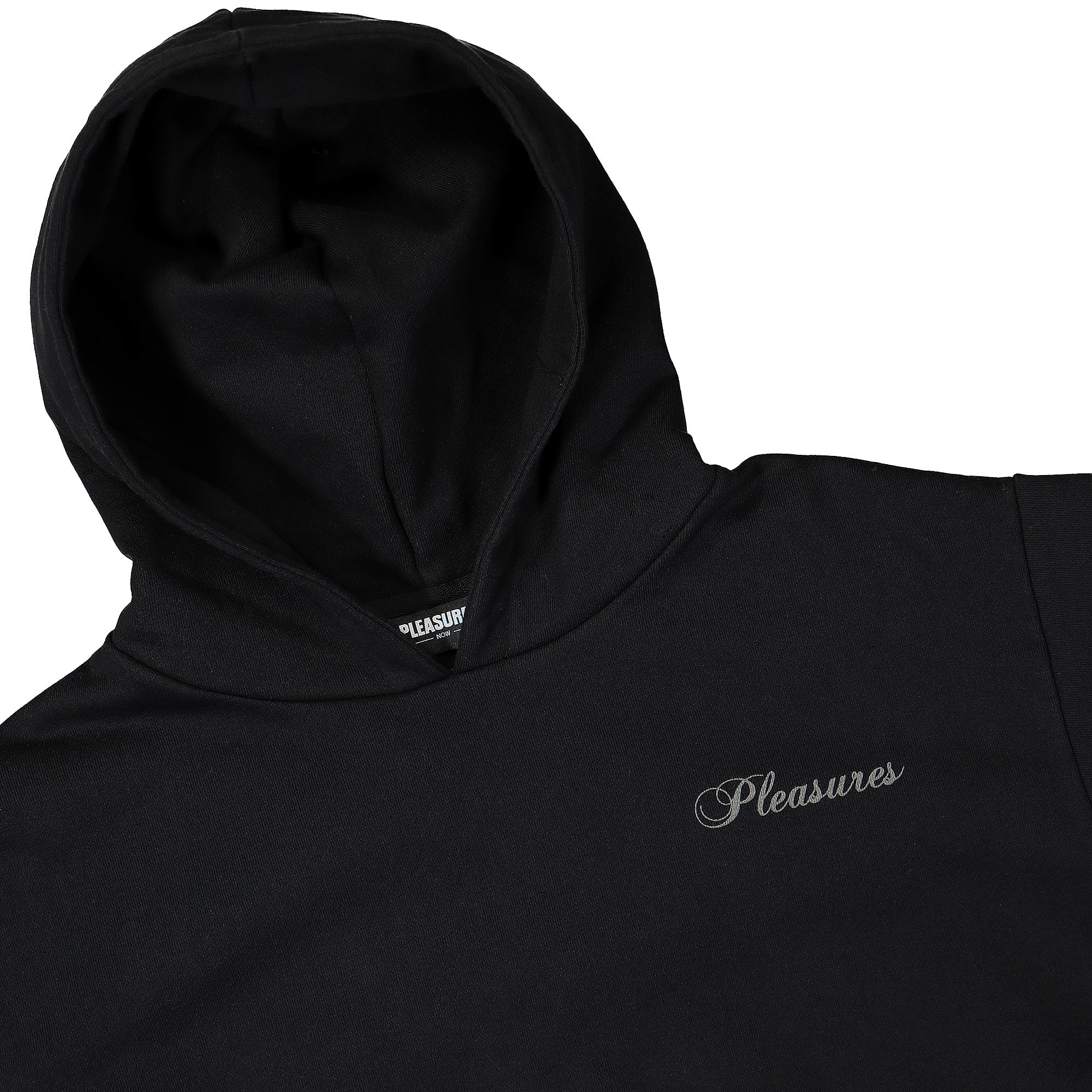 Pleasures Warsaw Hoodie Black Hoodies Close-up | Overkill