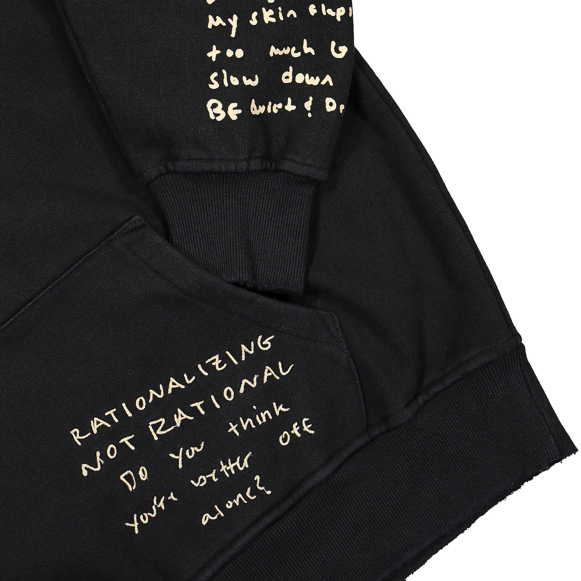 Pleasures Remote Hoodie Black Hoodies Detailfoto | Overkill