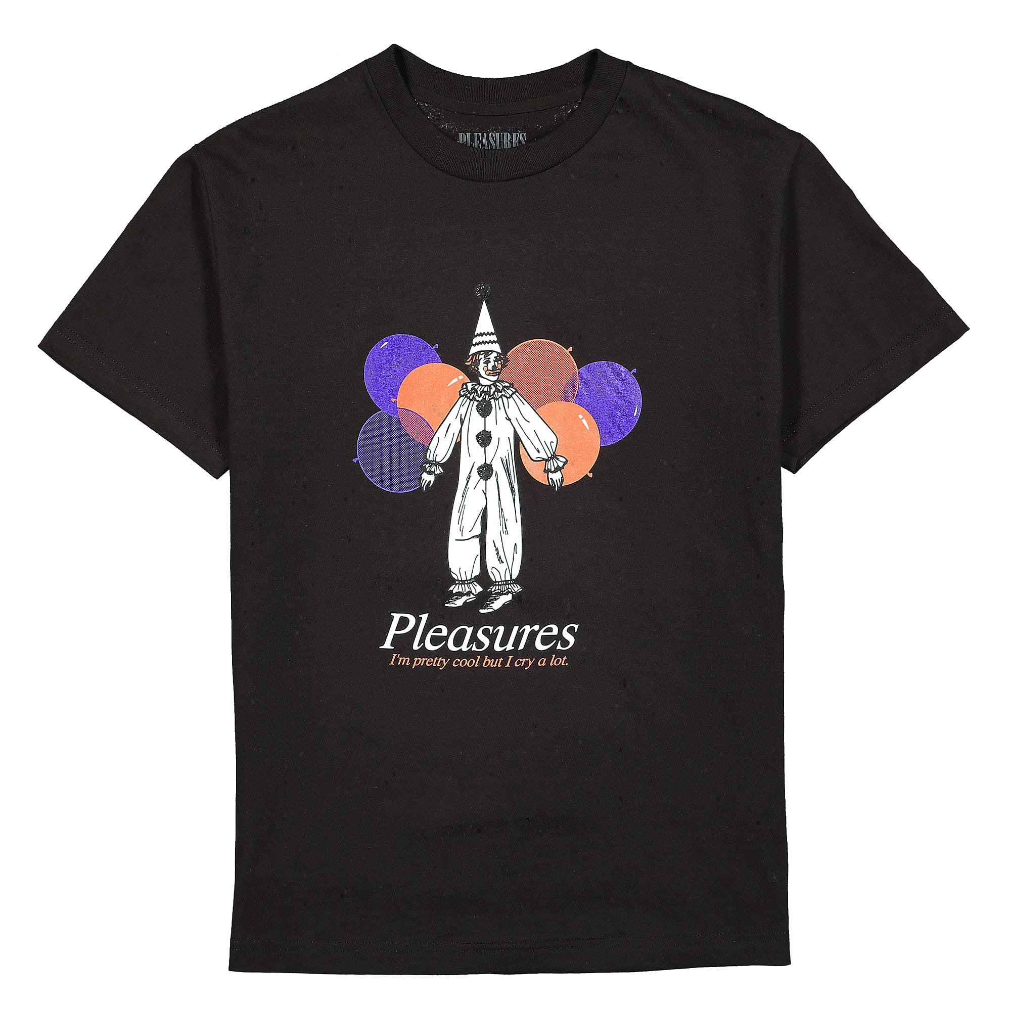 Pleasures Amused T-Shirt Black T-Shirts P21W050 | Overkill