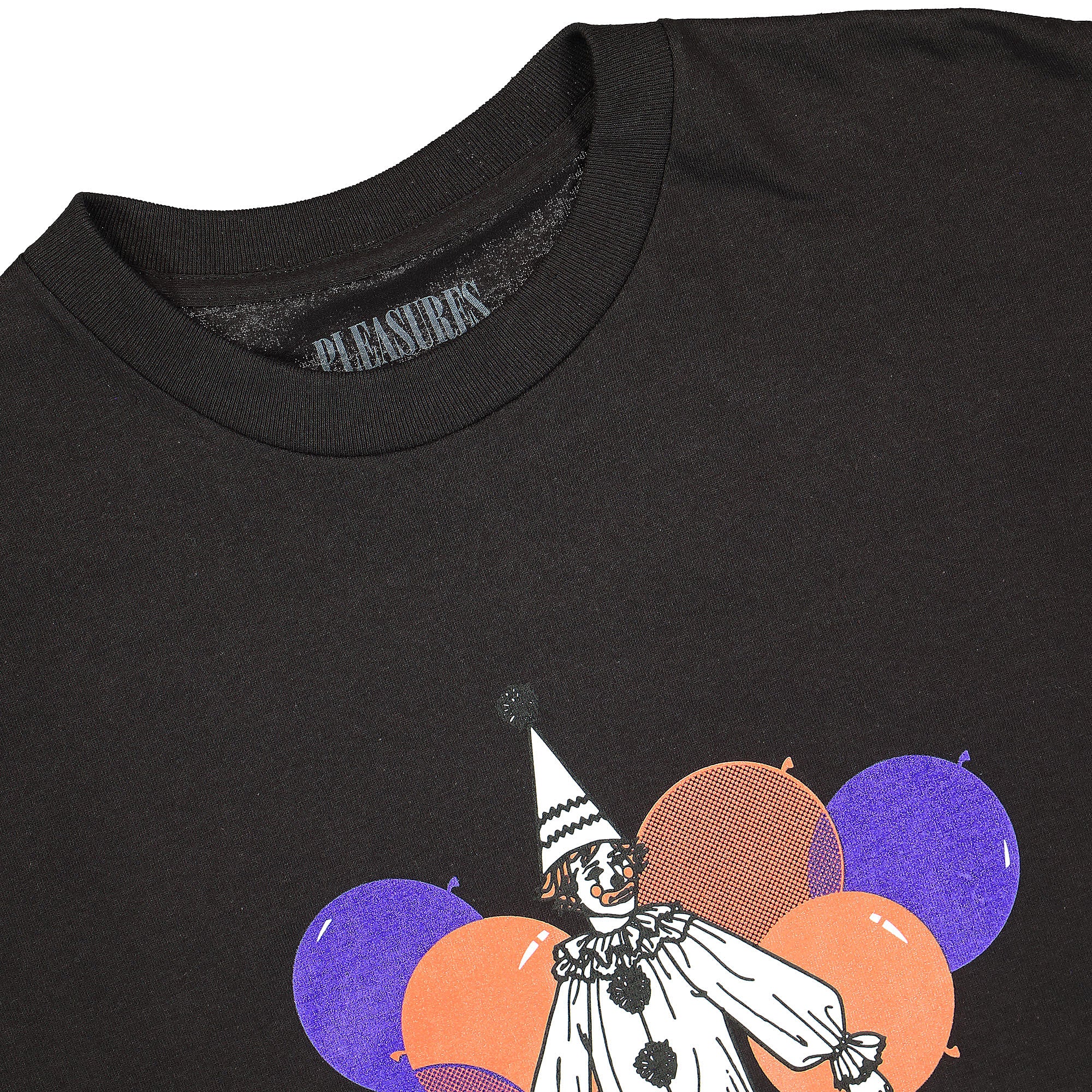 Pleasures Amused T-Shirt Black T-Shirts Close-up | Overkill