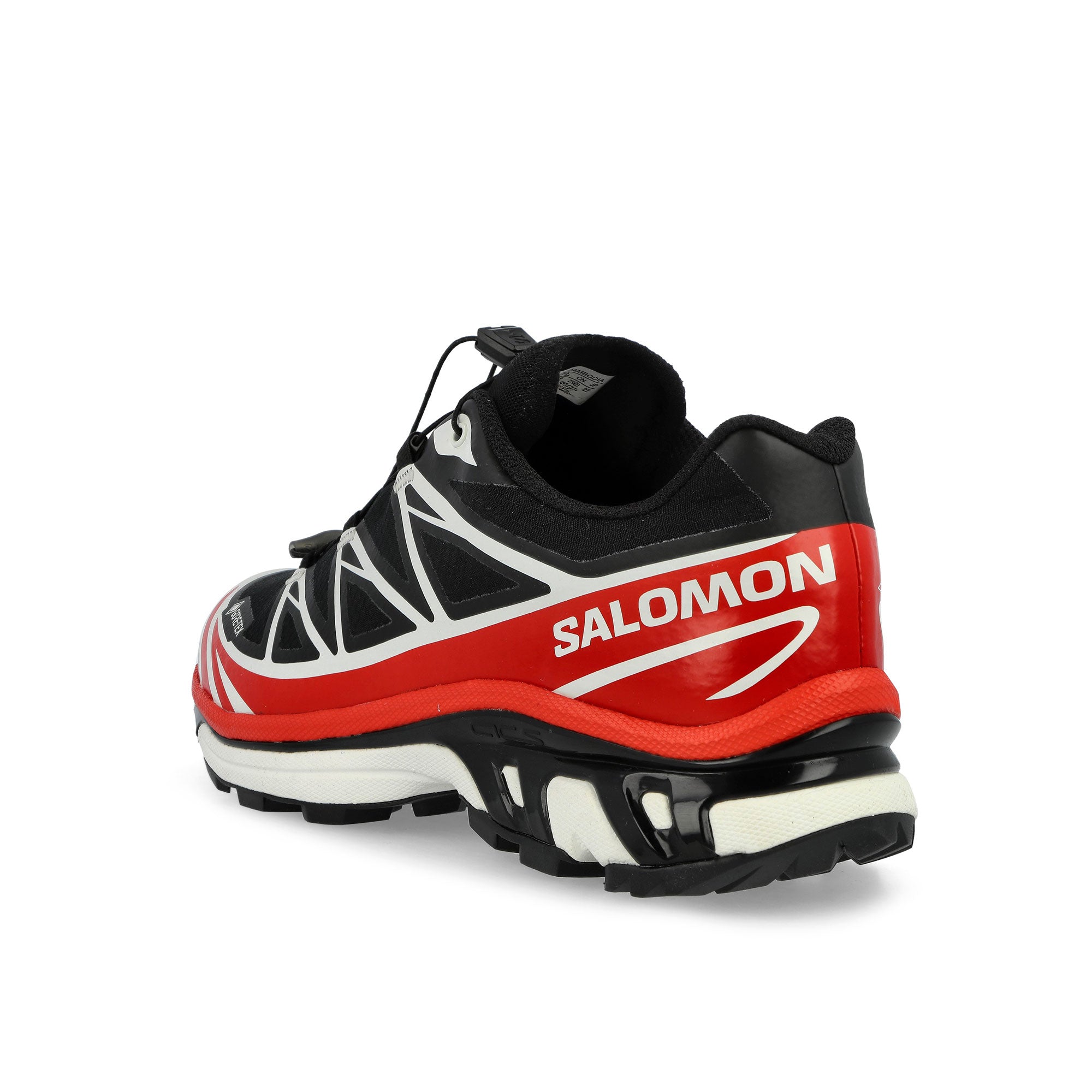 Salomon XT-6 GTX Black / Flame Scarlet / Vanilla Ice Low Top Sneakers 479749 Material | Overkill

