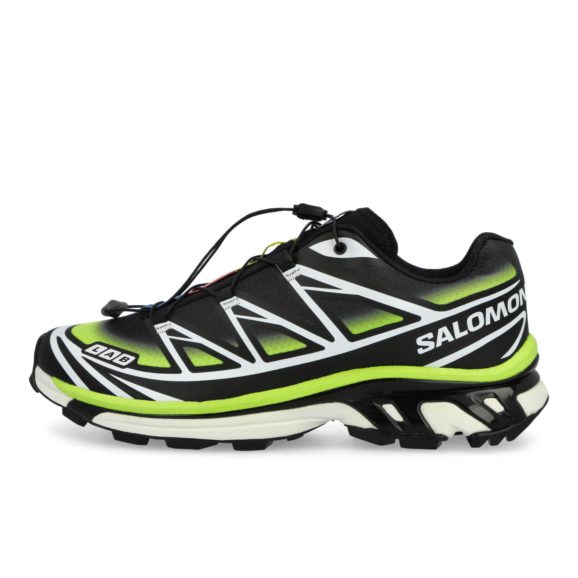 Salomon XT-6 Skyline Black / Maritime Blue / Sharp Green Low Top Sneakers 479774 | Overkill
