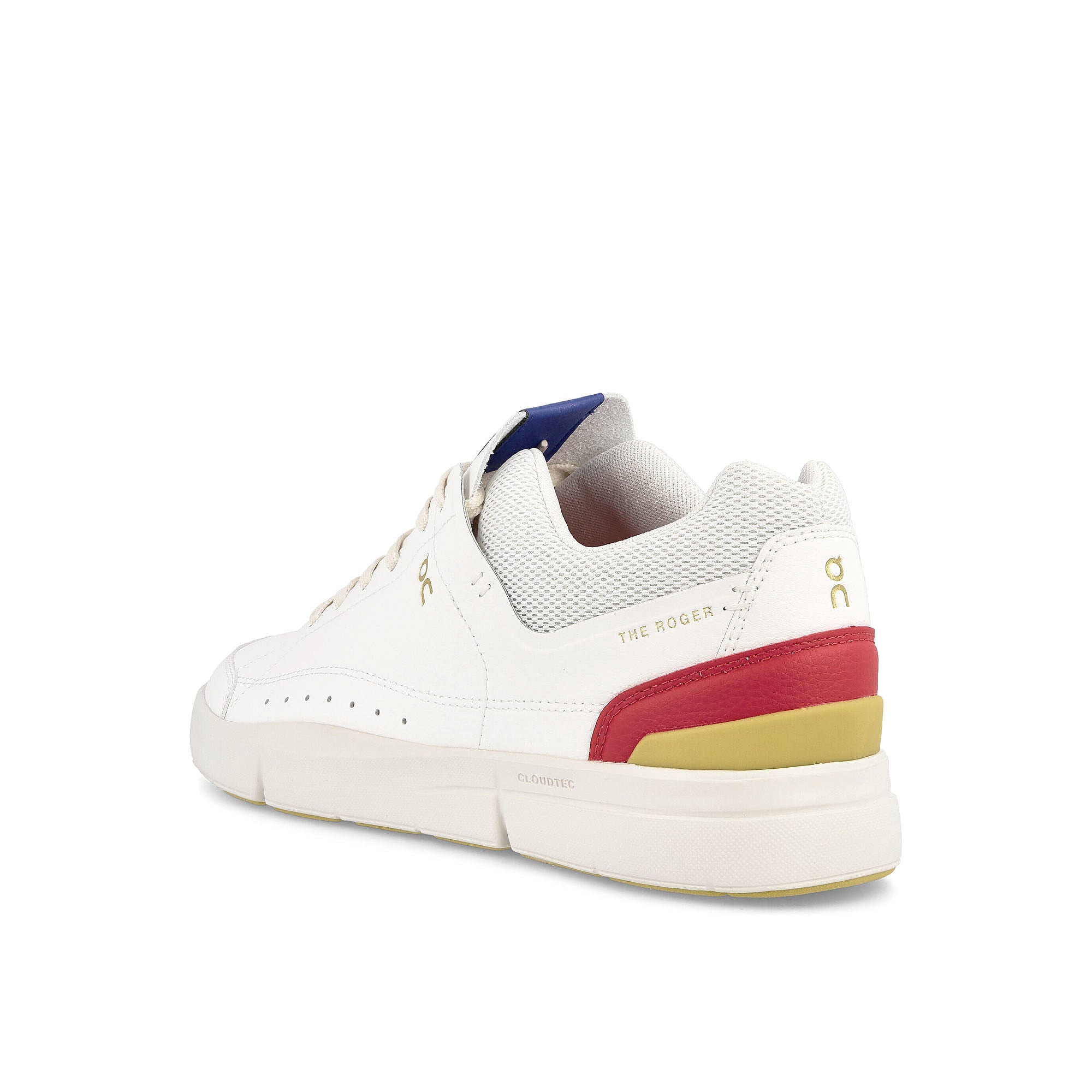 On the roger centre court White / Mustard Sneakers  Material | Overkill
