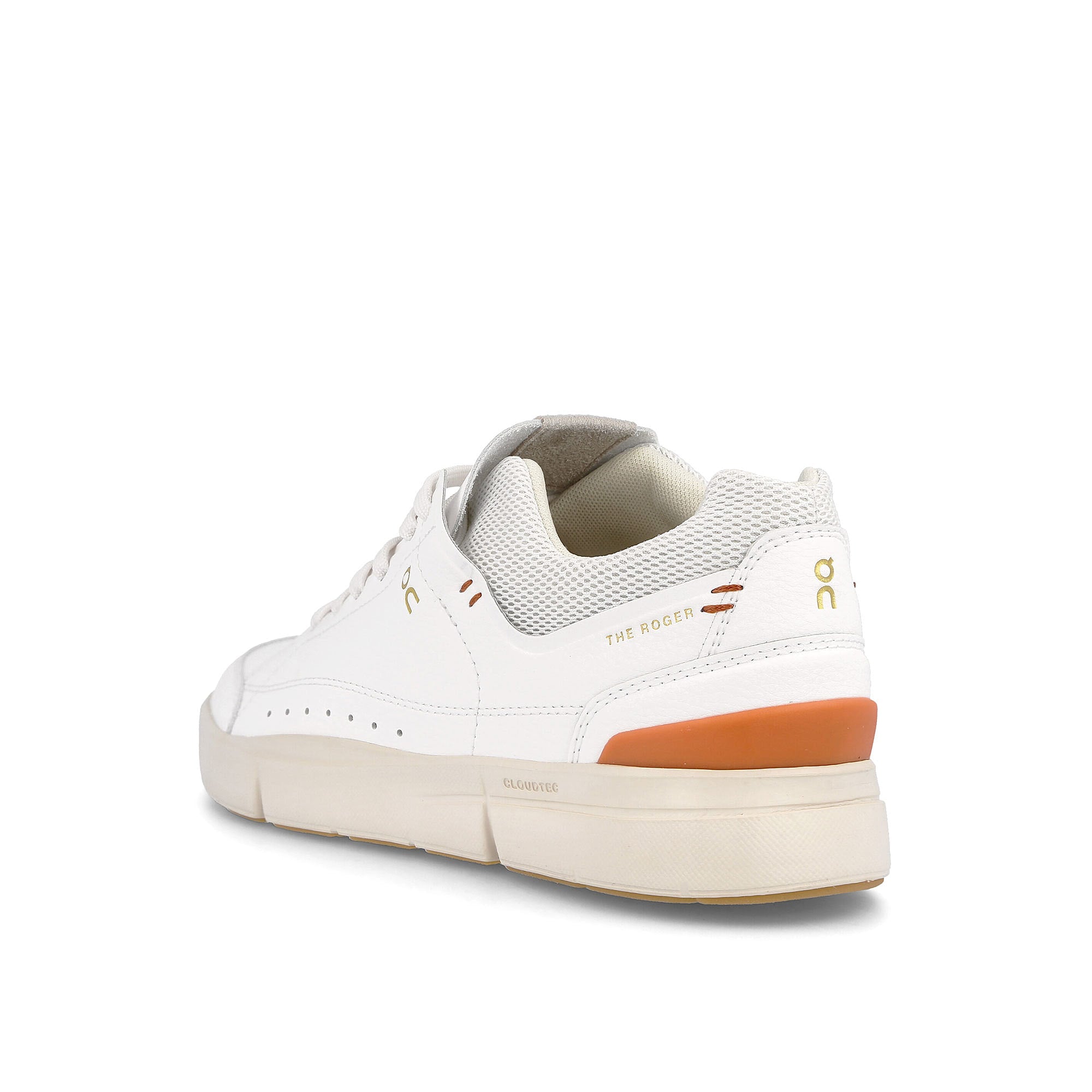 On wmns the roger centre court White-Sienna Low Top Sneakers  Material | Overkill