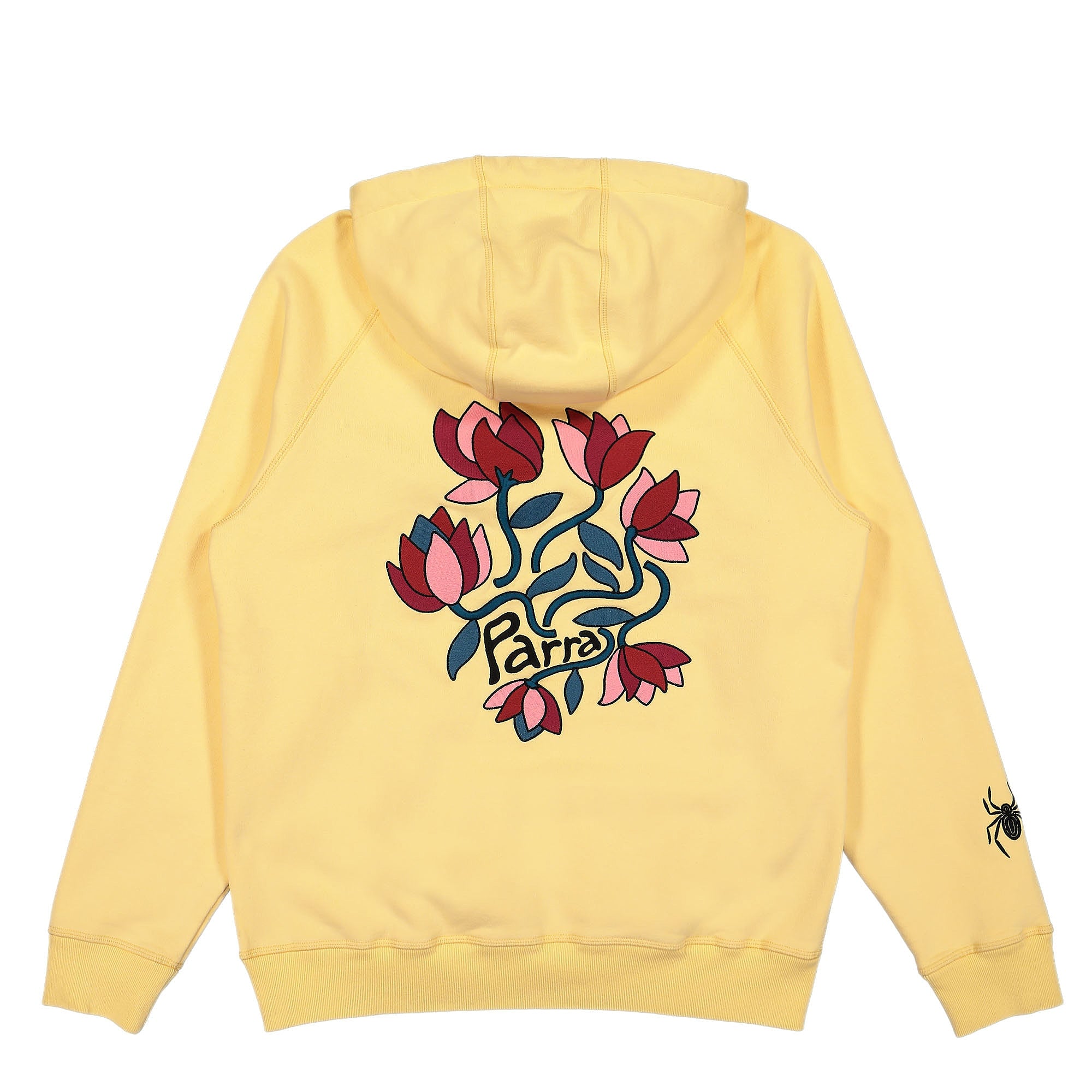 Parra The Secret Garden Hooded Sweatshirt Pale Yellow Hoodies Close-up | Overkill