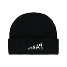 Parra Mirrored Flag Logo Beanie Black Beanies 48347 | Overkill