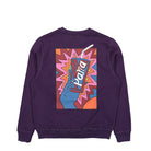 Parra Rushed Sugar Crew Neck Sweatshirt Purple Sweatshirts Close-up | Overkill