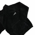 Parra Mirrored Flag Logo Polar Fleece Hooded Pullover Black Hoodies Detailfoto | Overkill