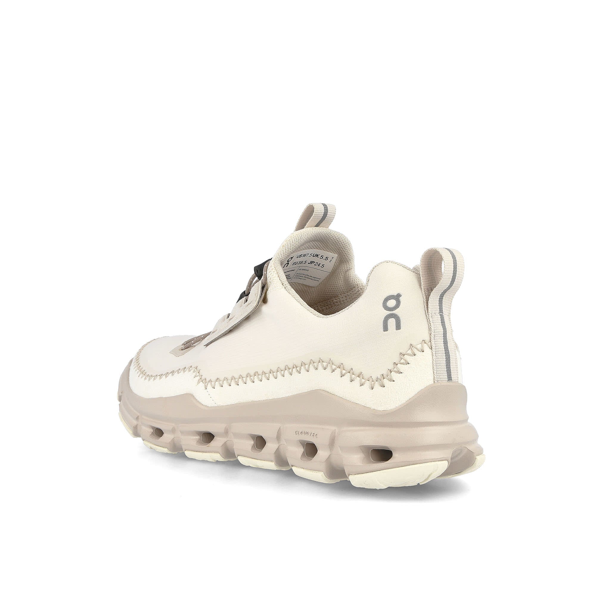 On wmns cloudaway Ivory-Pearl Low Top Sneakers  Material | Overkill