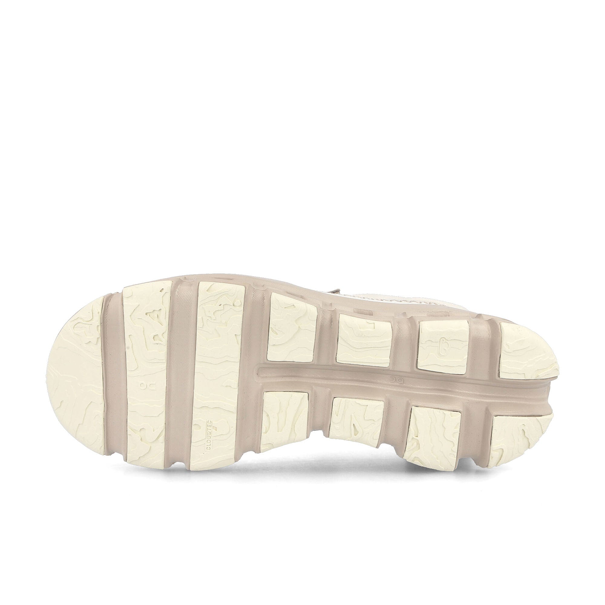 On wmns cloudaway Ivory-Pearl Low Top Sneakers  Detail View 1 | Overkill