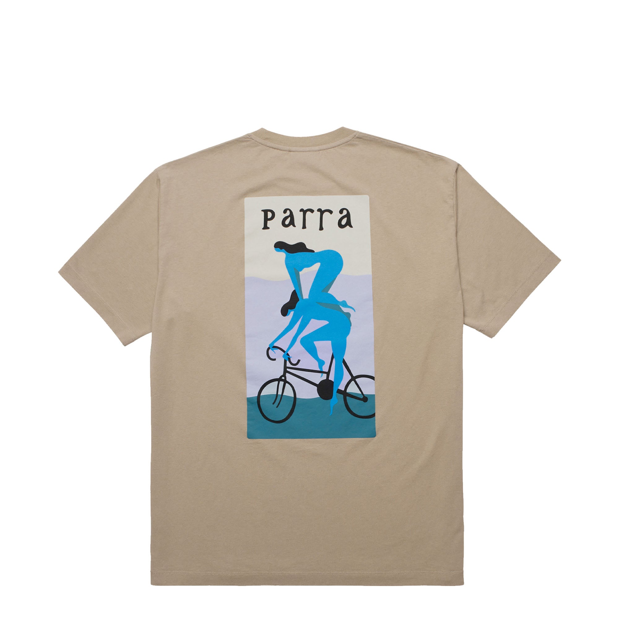 Parra Spirits Of The Beach T-Shirt Mushroom Brown T-Shirts Close-up | Overkill