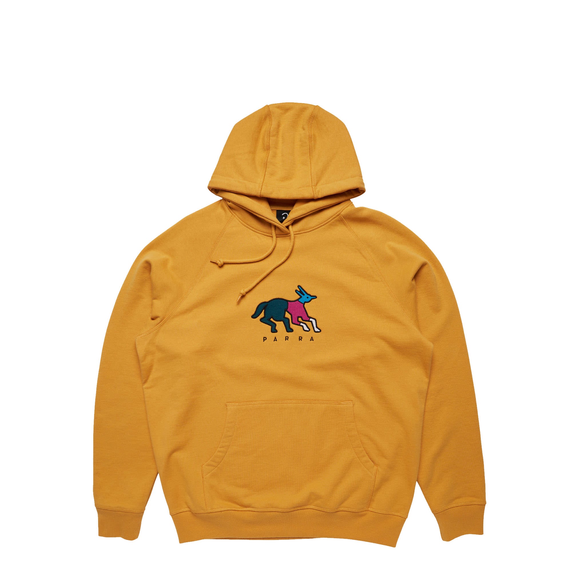 Parra Anxious Dog Hooded Sweatshirt Gold Yellow Hoodies 49115 / Gold Yellow | Overkill
