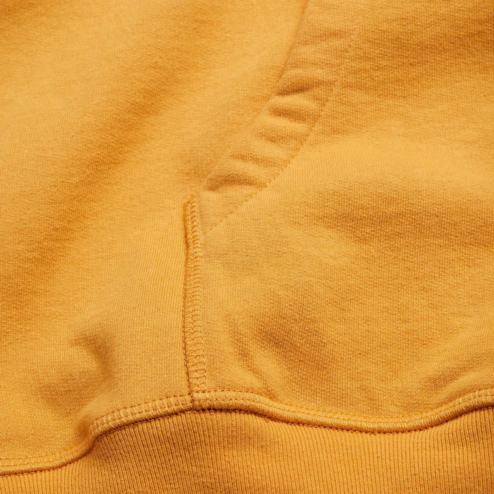 Parra Anxious Dog Hooded Sweatshirt Gold Yellow Hoodies Close-up | Overkill