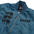 Parra Stacked Pets Varsity Jacket Teal Bomber & Varsity Jackets Detailfoto | Overkill