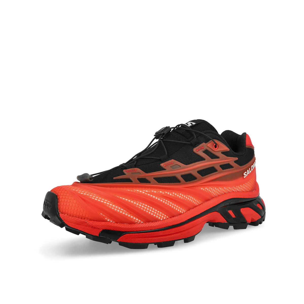 Salomon XT-Evo Black / Fiery Red / White Low Top Sneakers 491779 Close-up | Overkill
