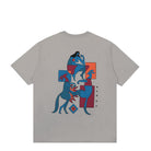Parra Down Under T-Shirt Alloy Grey T-Shirts Close-up | Overkill