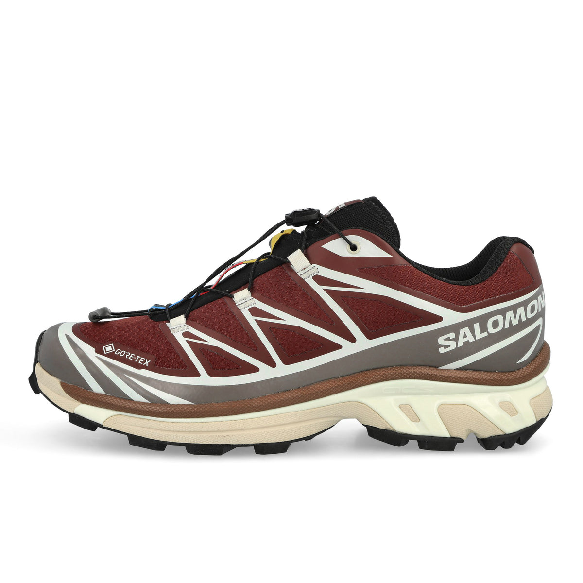Salomon XT-6 GTX Bitter Chocolate / Iron / Vanilla Ice Low Top Sneakers 492152 | Overkill
