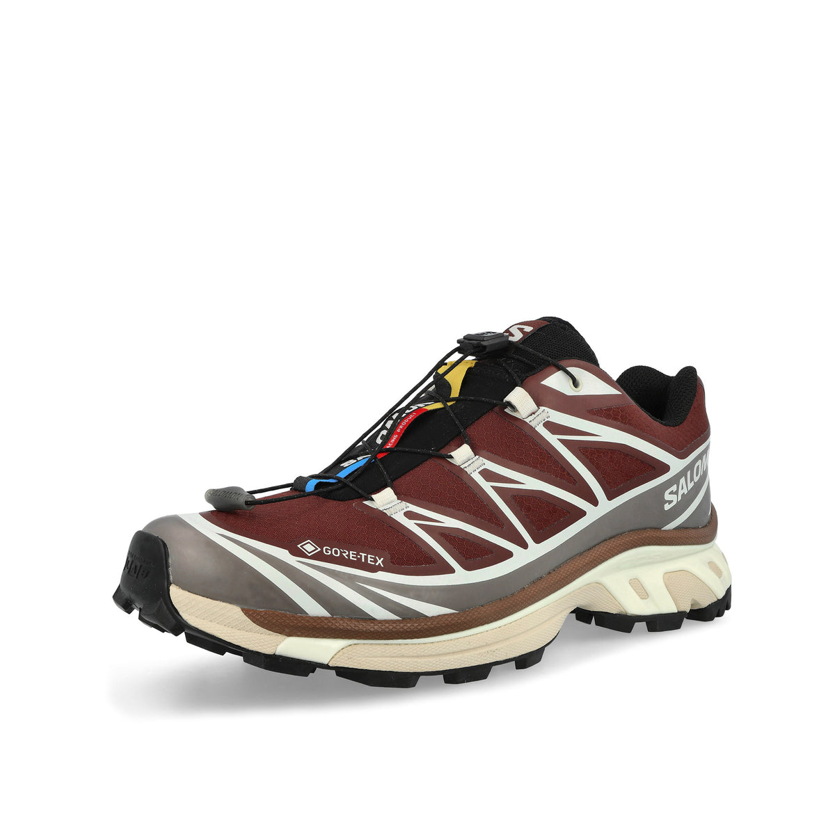 Salomon XT-6 GTX Bitter Chocolate / Iron / Vanilla Ice Low Top Sneakers 492152 Close-up | Overkill
