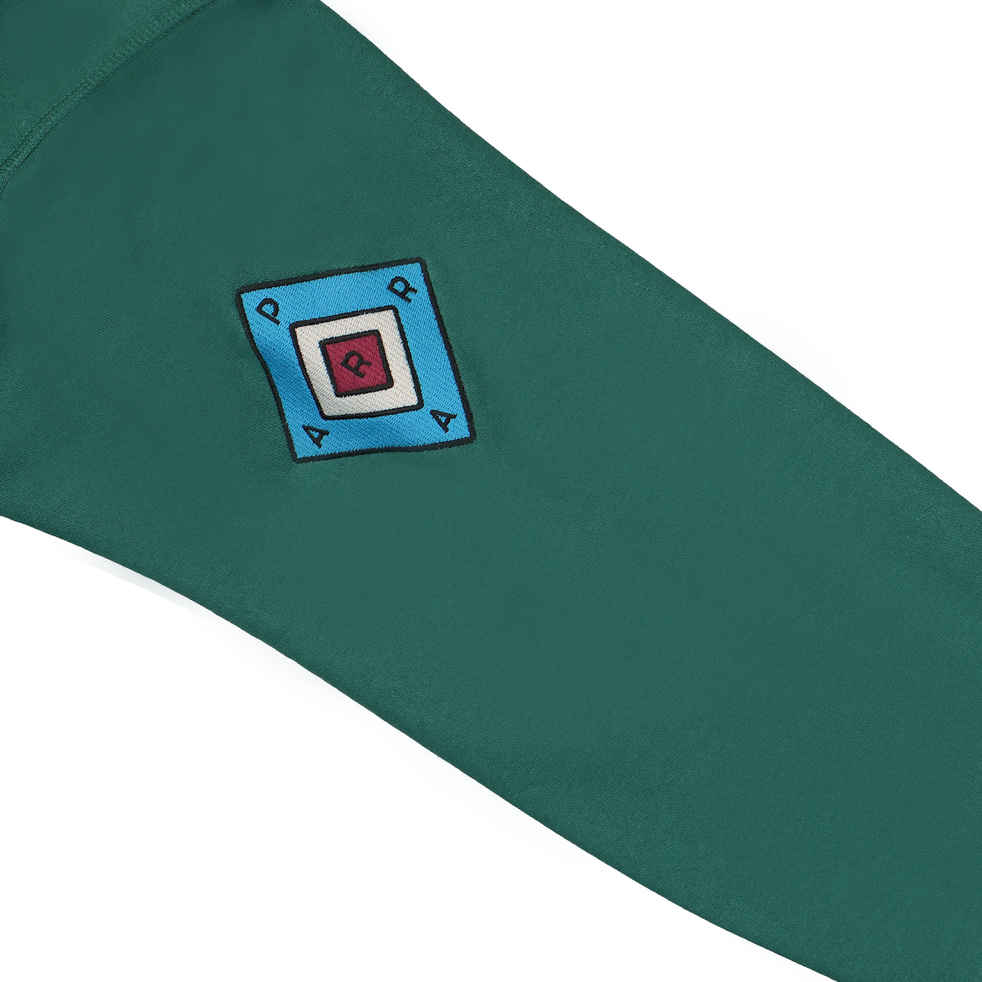 Parra Blockhaus Crew Neck Sweatshirt Pine Green Sweatshirts Detailfoto | Overkill