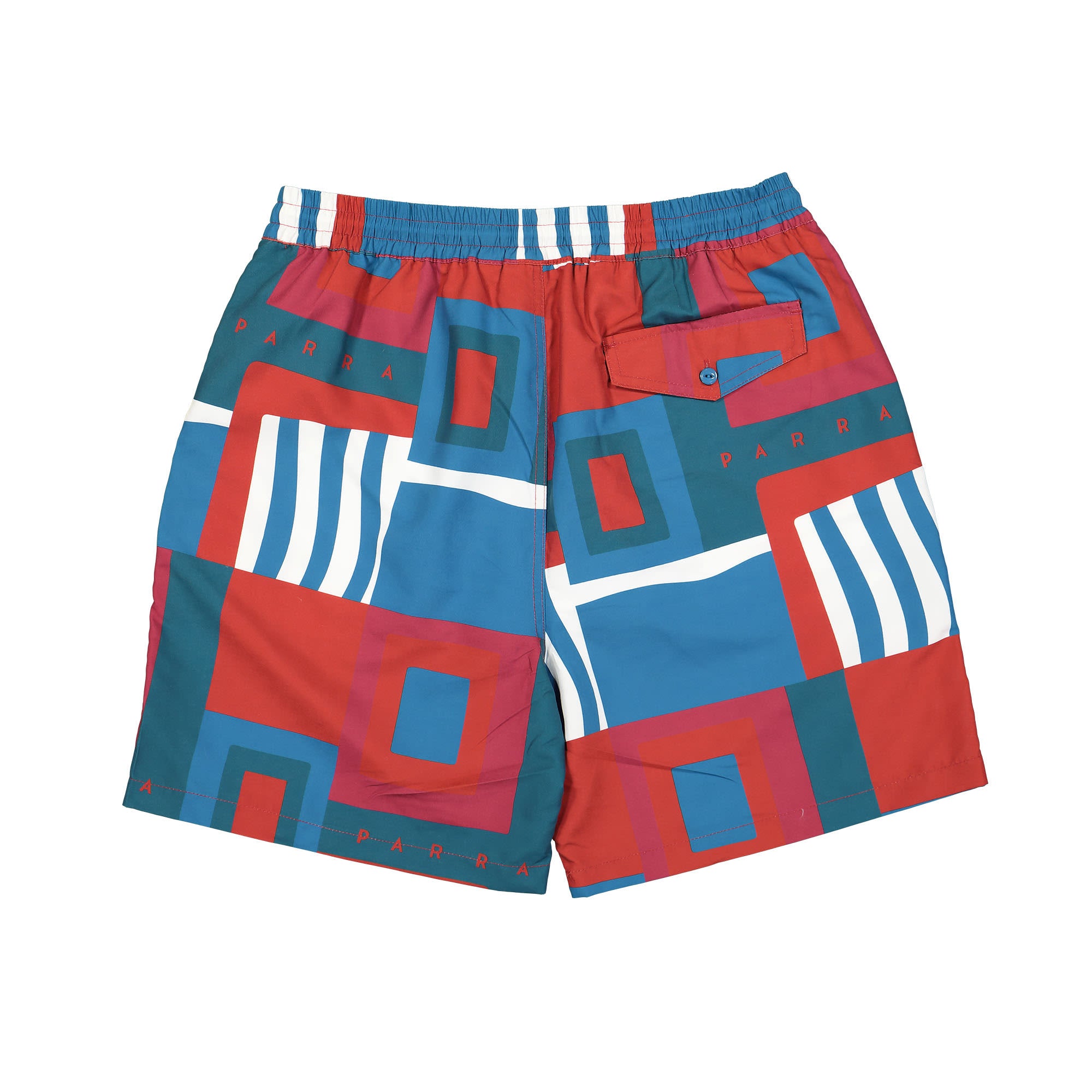 Parra Hot Springs Pattern Swim Shorts Multi Swimwear Material | Overkill
