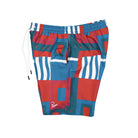Parra Hot Springs Pattern Swim Shorts Multi Swimwear Close-up | Overkill