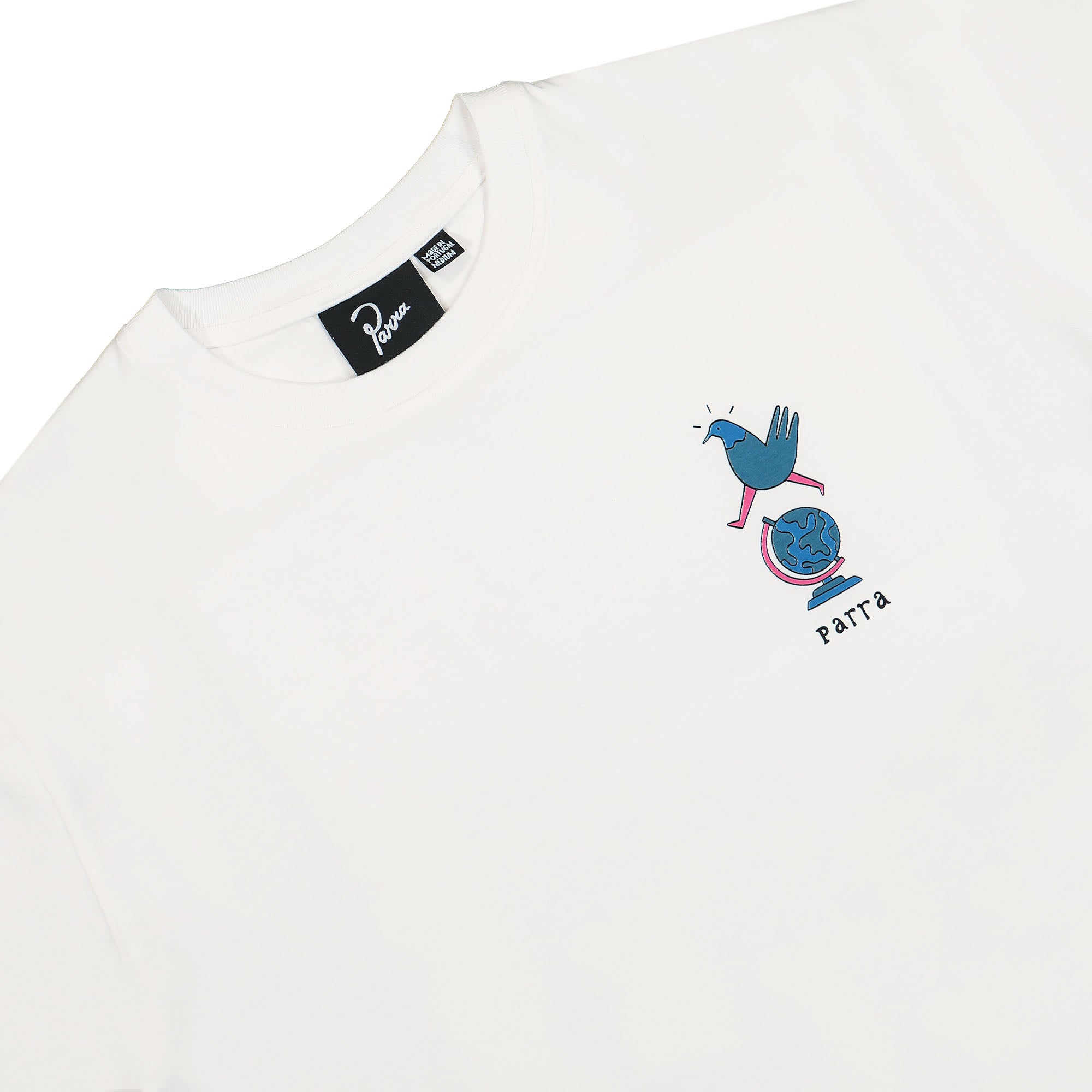Parra Art Anger T-Shirt White T-Shirts Close-up | Overkill