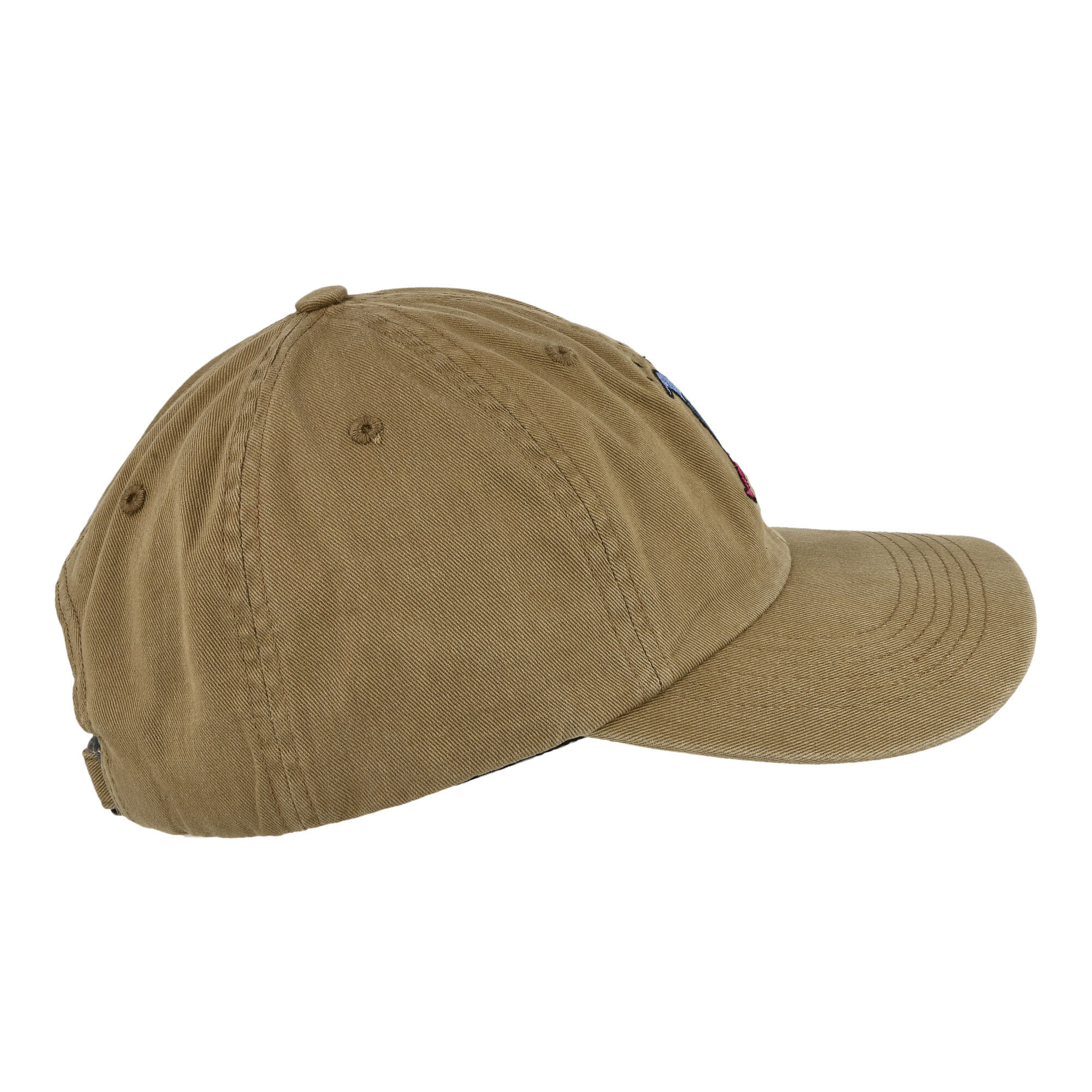 Parra Annoyed Chicken 6 Panel Hat Khaki Caps Close-up | Overkill
