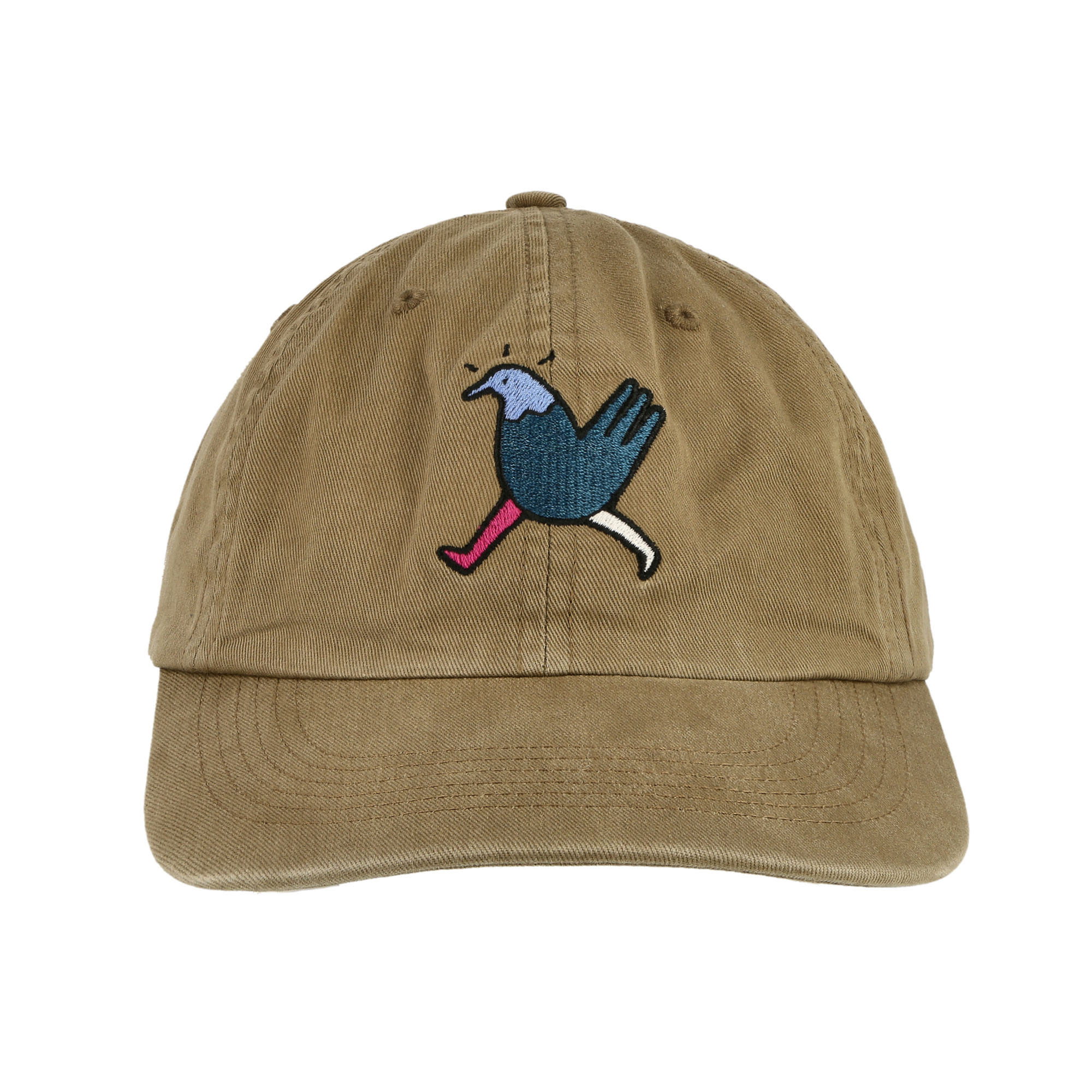 Parra Annoyed Chicken 6 Panel Hat Khaki Caps Detailfoto | Overkill