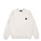 Parra Diamond Block Logo Crew Neck Sweatshirt Ash Grey Sweatshirts 49521 | Overkill