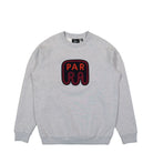 Parra Fast Food Logo Crew Neck Sweatshirt Heather Grey Sweatshirts 50125 | Overkill