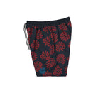 Parra 1976 Logo Swim Shorts Navy Blue Swimwear Close-up | Overkill