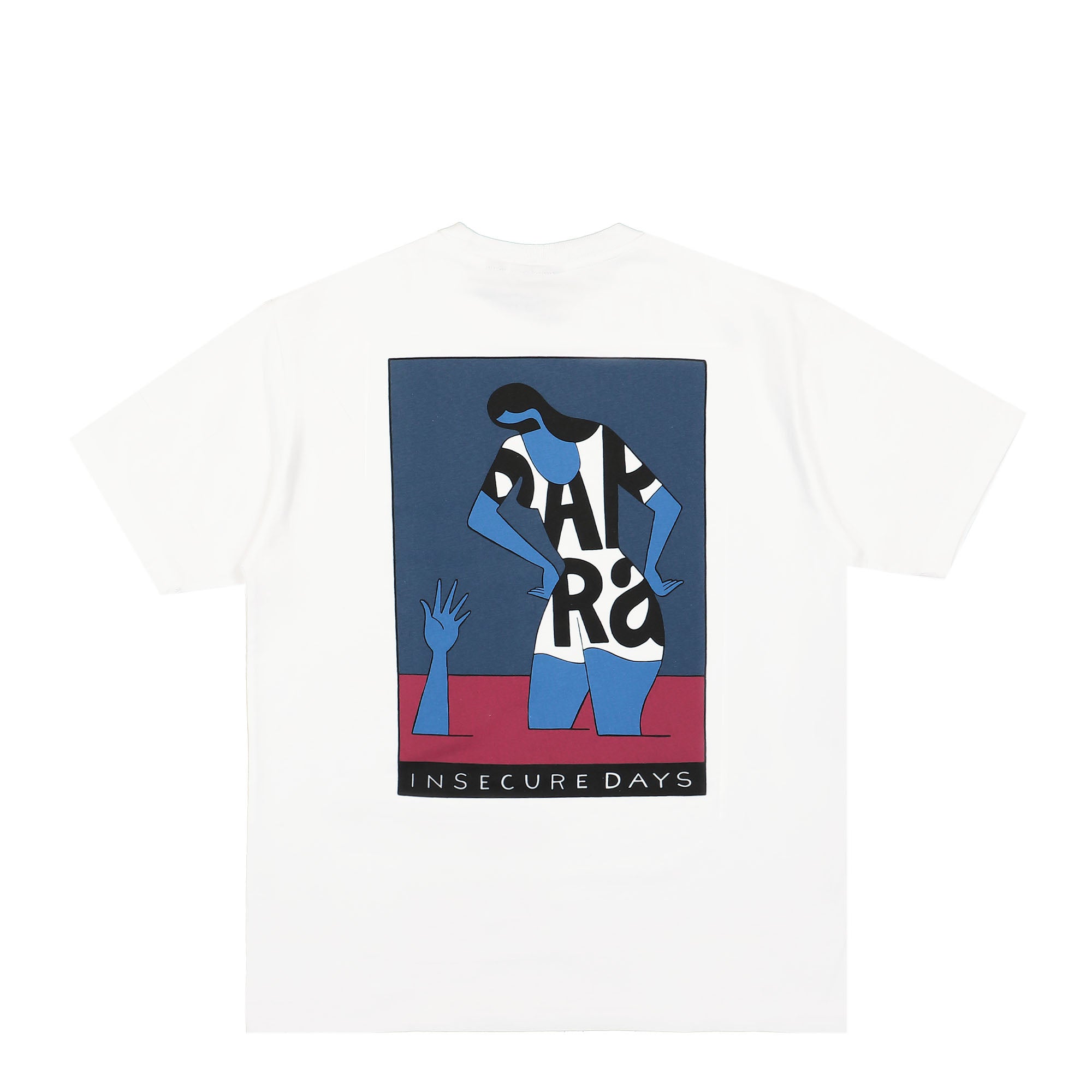 Parra Insecure Days T-Shirt White T-Shirts Close-up | Overkill