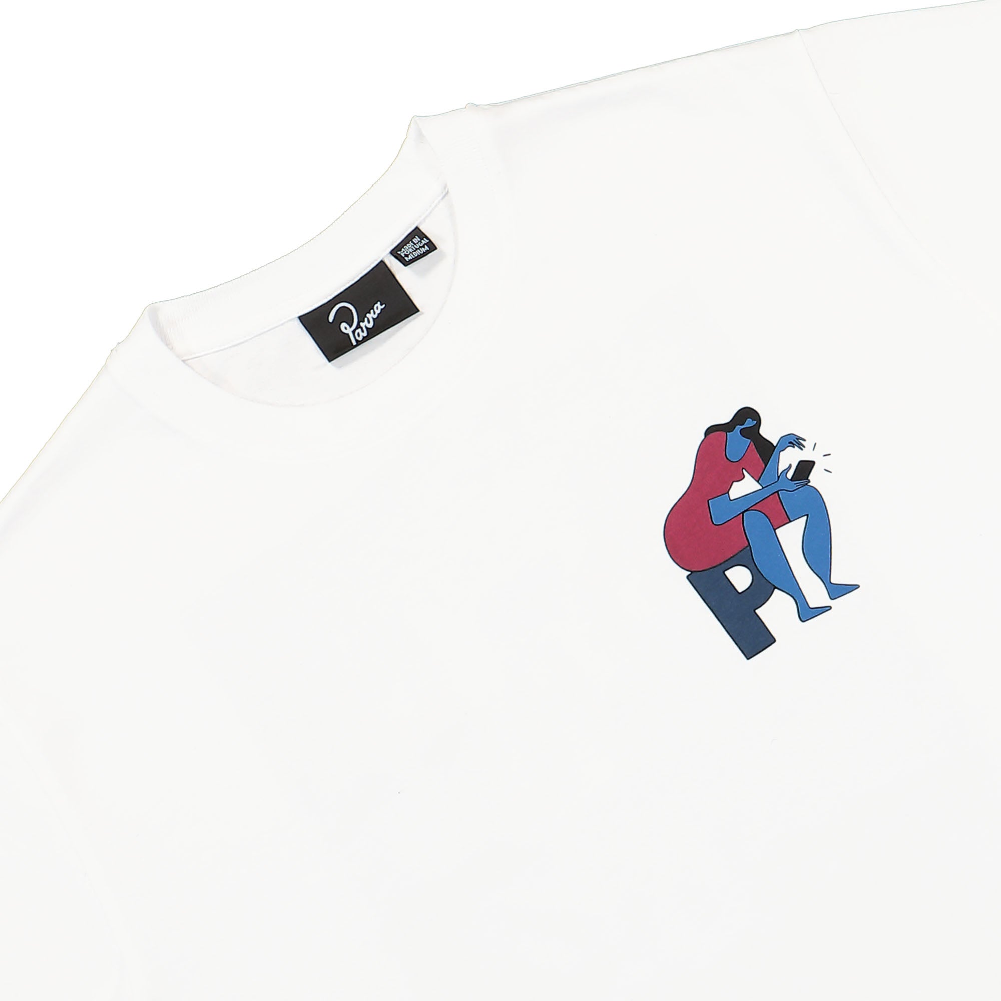 Parra Insecure Days T-Shirt White T-Shirts Material | Overkill