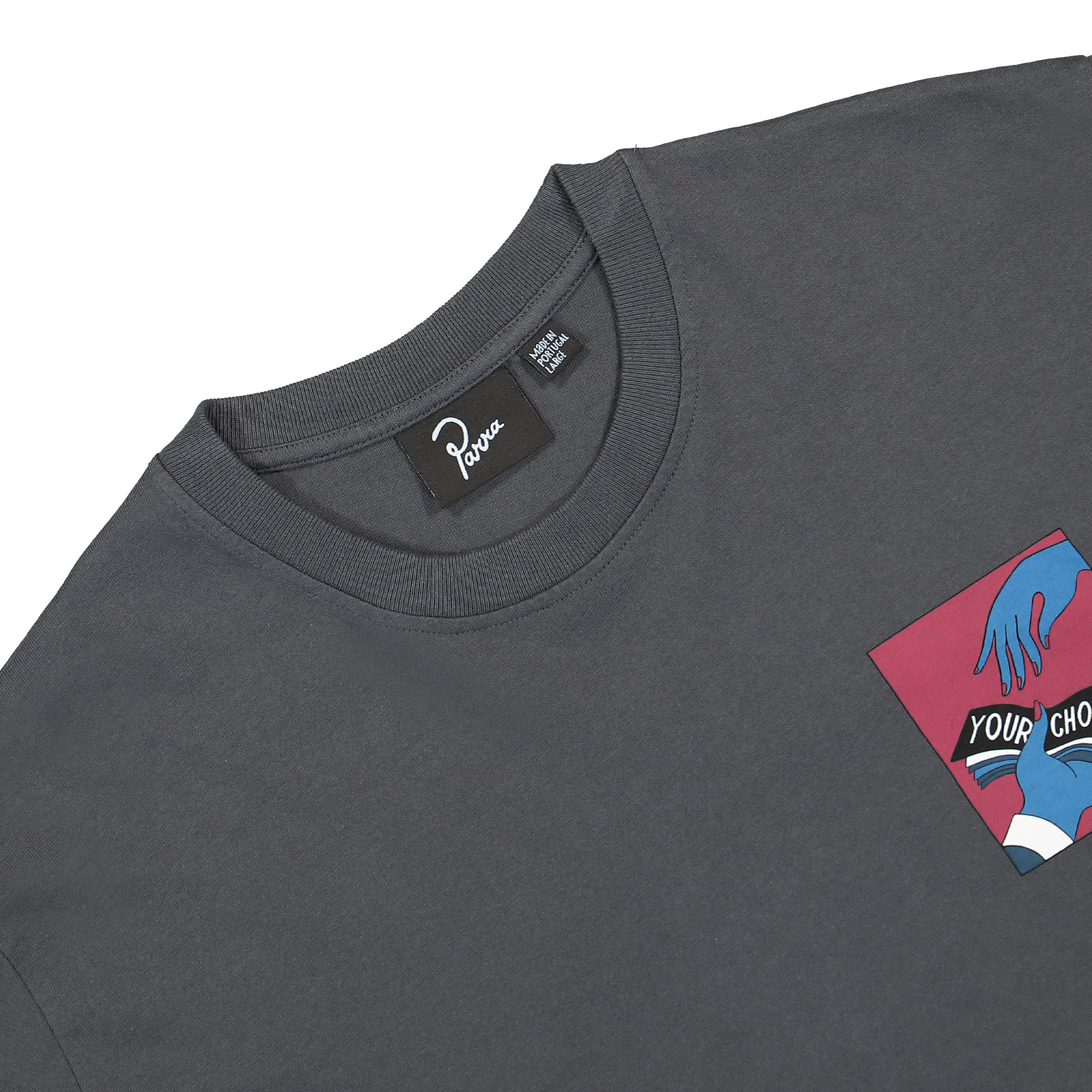 Parra Round 12 T-Shirt Dark Grey T-Shirts Material | Overkill