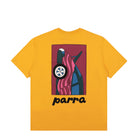 Parra No Parking T-Shirt Burned Yellow T-Shirts Close-up | Overkill